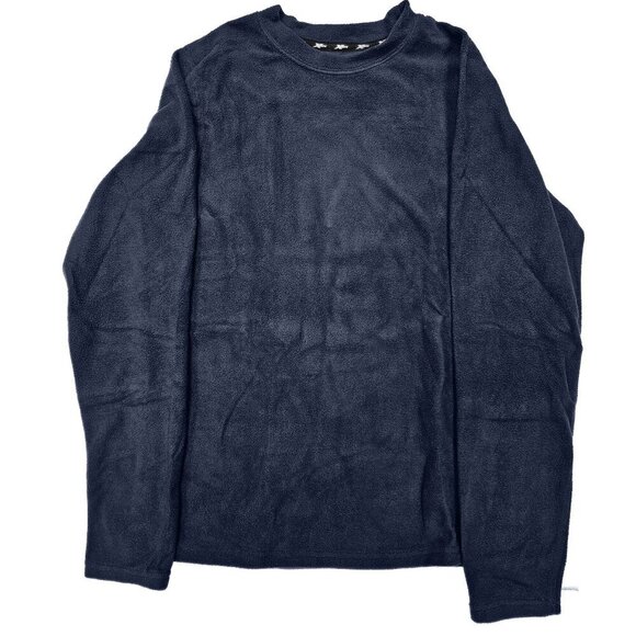 Men Thermal Shirt Winter Warm Base Layer Ultra Soft Moisture Wicking, Navy, NWT - Picture 1 of 4